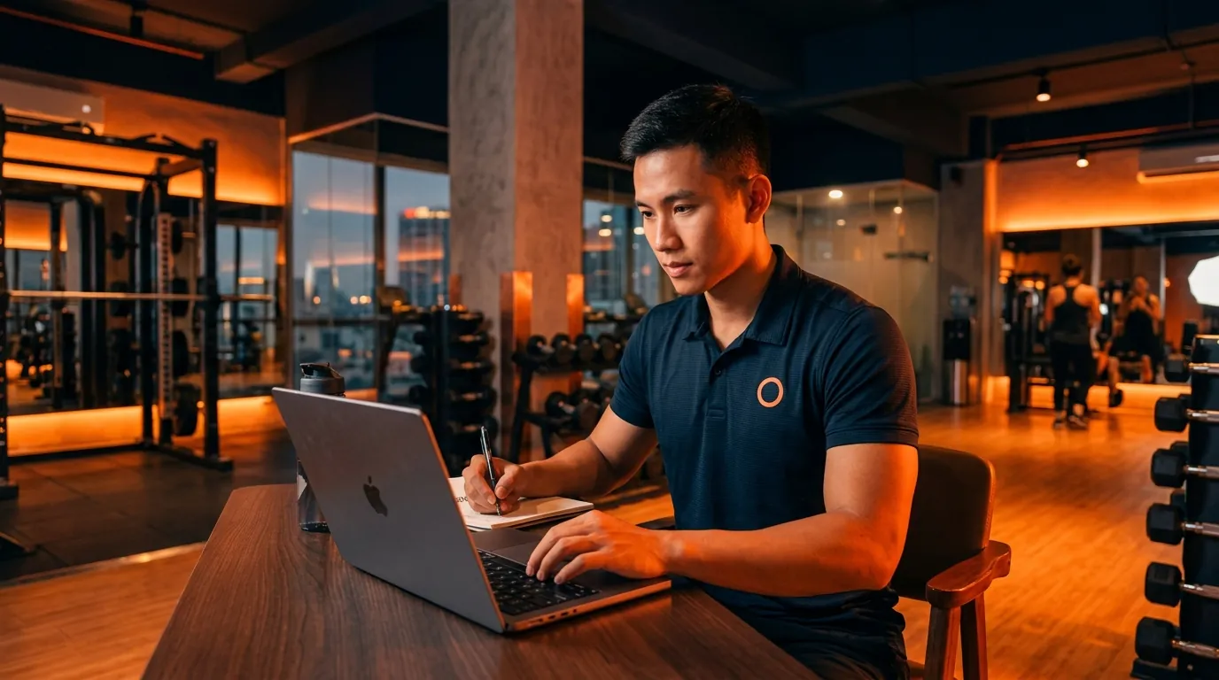 AI trong phòng gym 2026: việc nào PT giao cho AI, việc nào PT tự làm