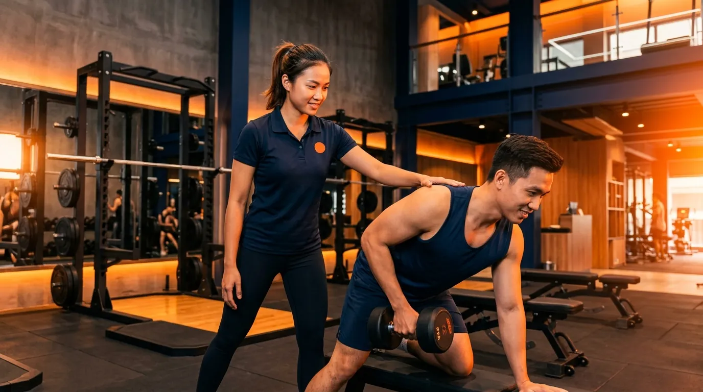 Vừa giảm mỡ vừa tăng cơ: PT trả lời khách thế nào cho đúng
